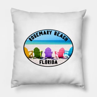 Rosemary Beach Florida Adirondack Chairs 30A Emerald Coast Pillow