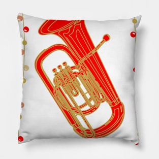 Christmas Tuba Pillow