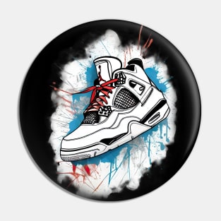 AJ IV SKetch - SteetArt Pin