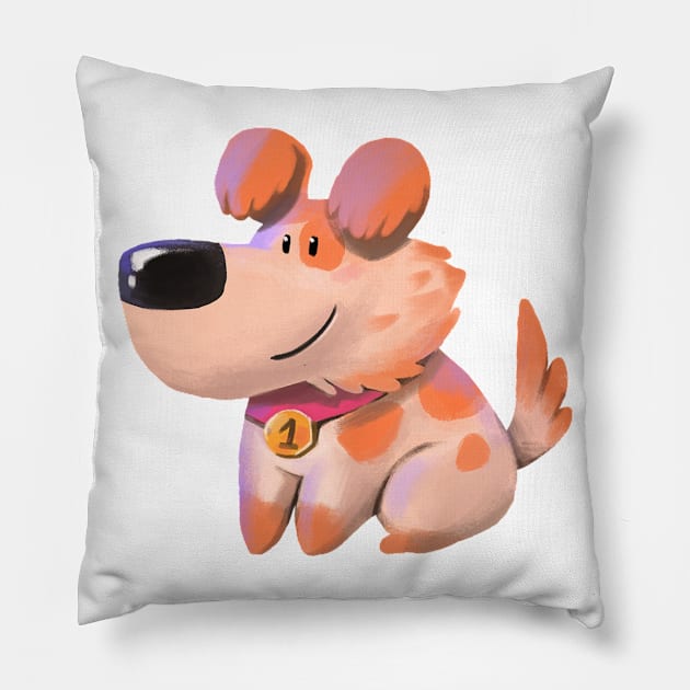 Little Puppy Pillow by jotade.art