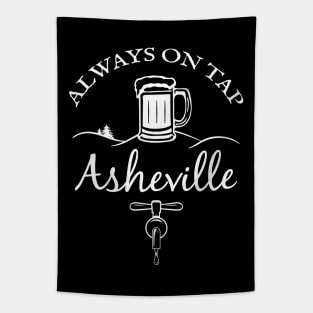 Always On Tap - Asheville Beer - WO Black 22 Tapestry