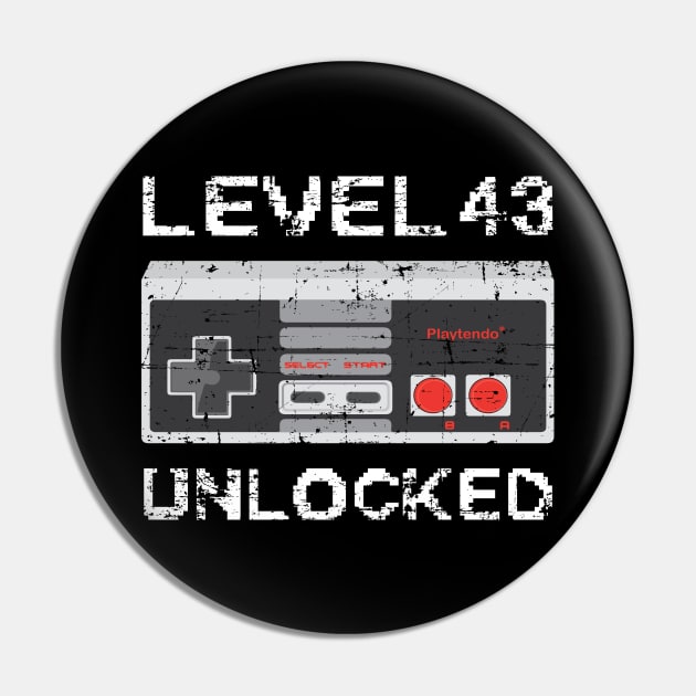 Level 43 Unlocked Pin by RW