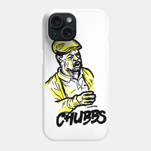 Happy Chubbs Gilmore Phone Case by sketchnkustom