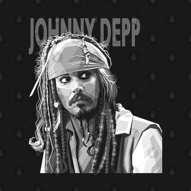 Johnny Depp Grey by lots of artWork