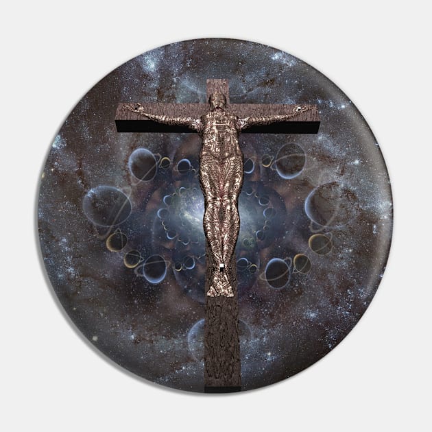 Crucified cyborg in space Pin by rolffimages