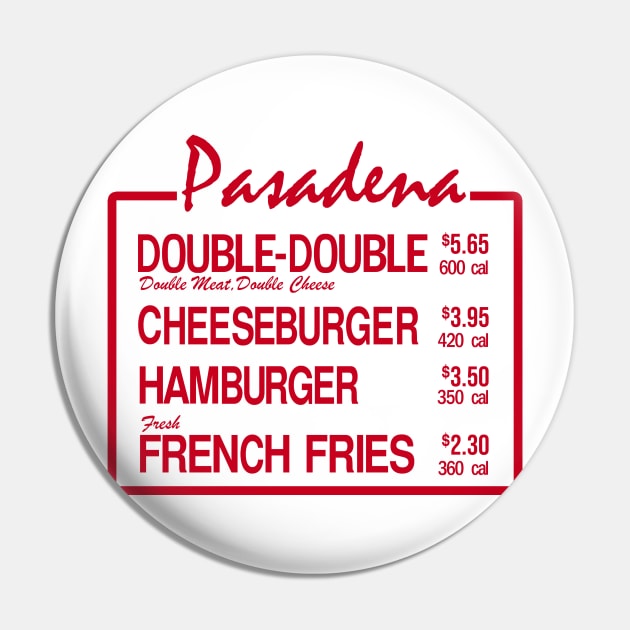 Pasadena Burger Pin by Meat Beat