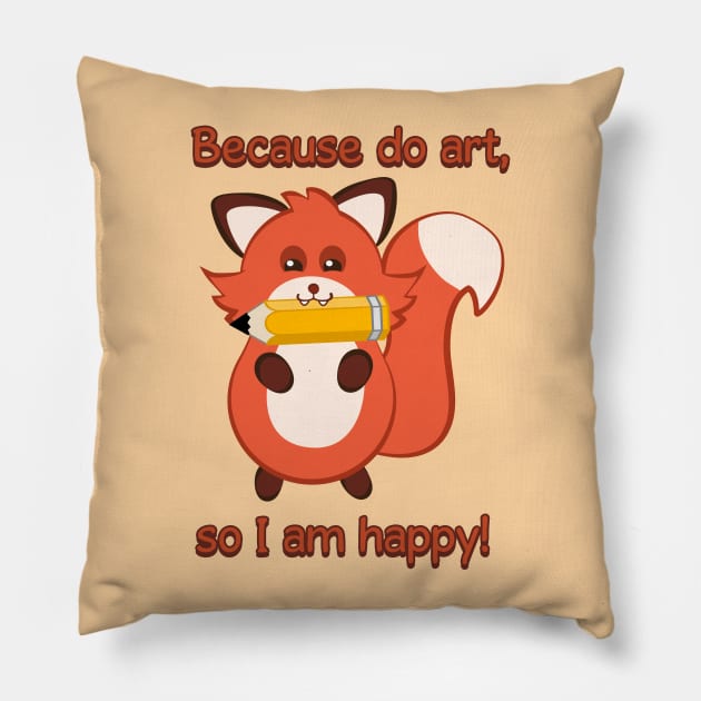 Commisions | foxy artist Pillow by hisameartwork