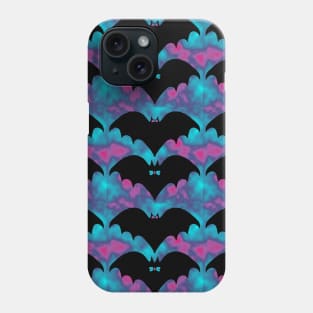 Bats And Bows Blue Pink Phone Case