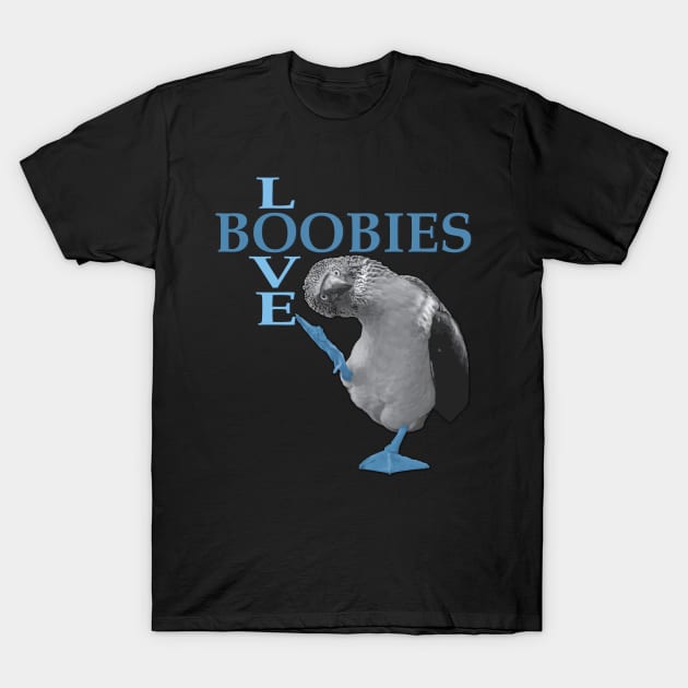 I Love Boobies Blue Footed Boobie Bird Kids T-Shirt