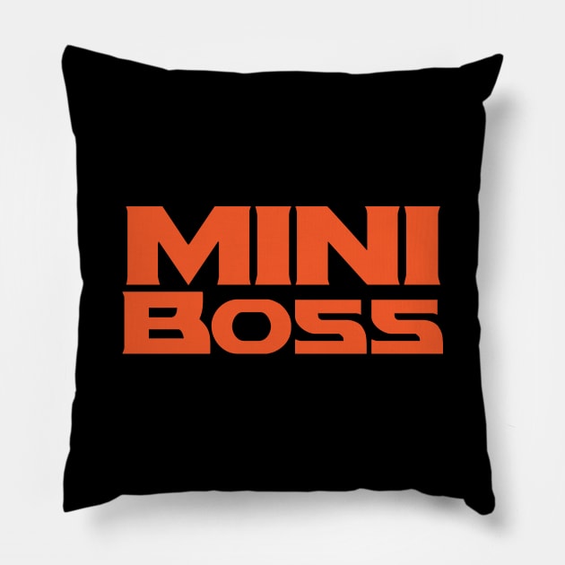 Mini Boss Pillow by Litho