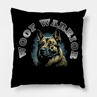 German Shepherd Funny Dog Pun Pillow