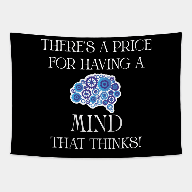 Mind that Thinks Tapestry by DesignerDeskStd