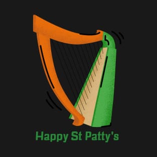 Happy St. Patrick's Harp T-Shirt