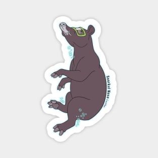 Snorkel Nose - EN - Mountain Tapir Magnet