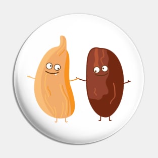 Date and fig pair Pin