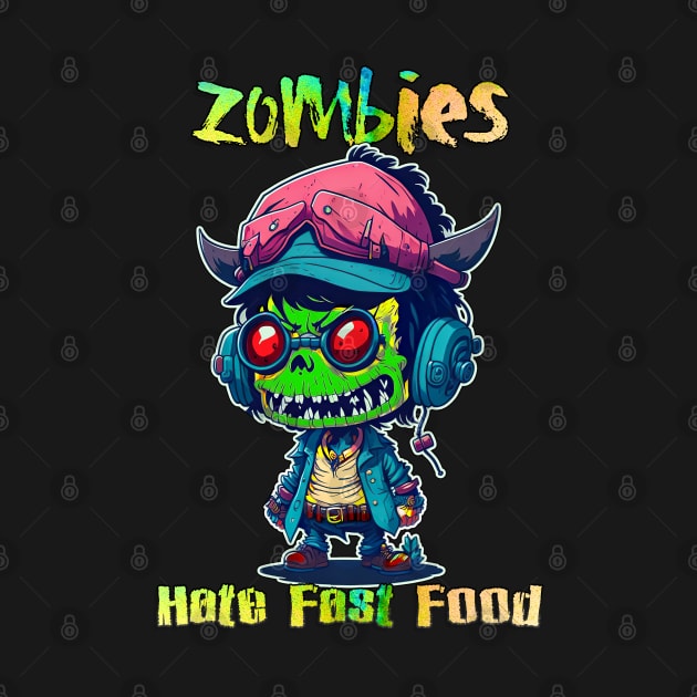 Zombies hate fast food by Pictozoic