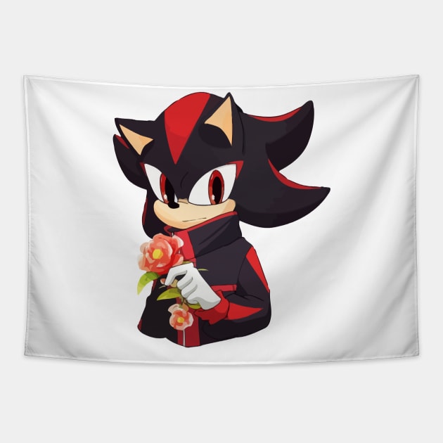 sonic black Tapestry by woleswaeh