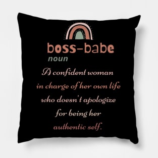 Boss Babe Pillow