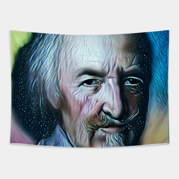 Thomas Hobbes Portrait | Thomas Hobbes Artwork 5 Tapestry by JustLit