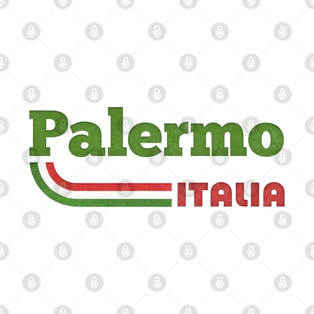 Palermo, Italia // Retro Italian Region Design by DankFutura