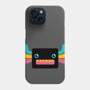 Cute Black and Rainbow Axolotl Phone Case