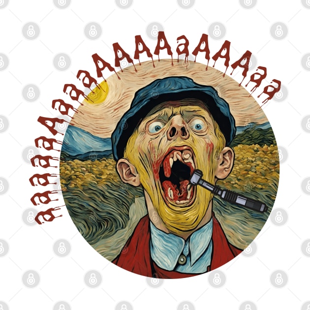 Van Gogh style Screaming Man by TorrGeni