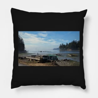 Orcas Island Clams and Oysters Pillow