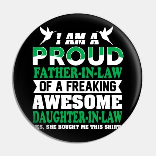 I'm a proud father in law Pin