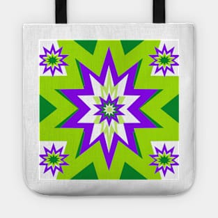 Stars Graphic Pattern Tote