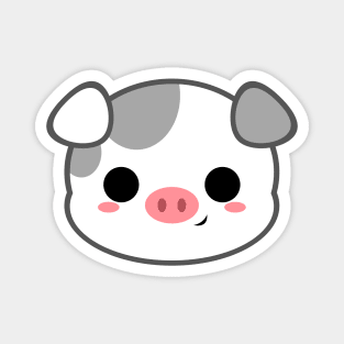 Cute Spotted Pig Magnet