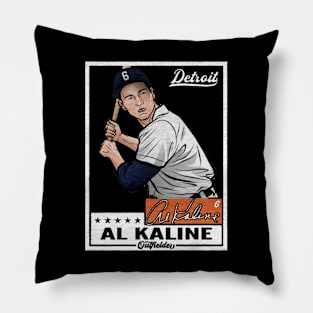 al kaline throwback card Pillow