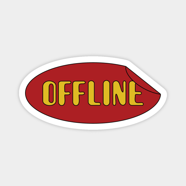 OFFLINE STICKERS Magnet by encip