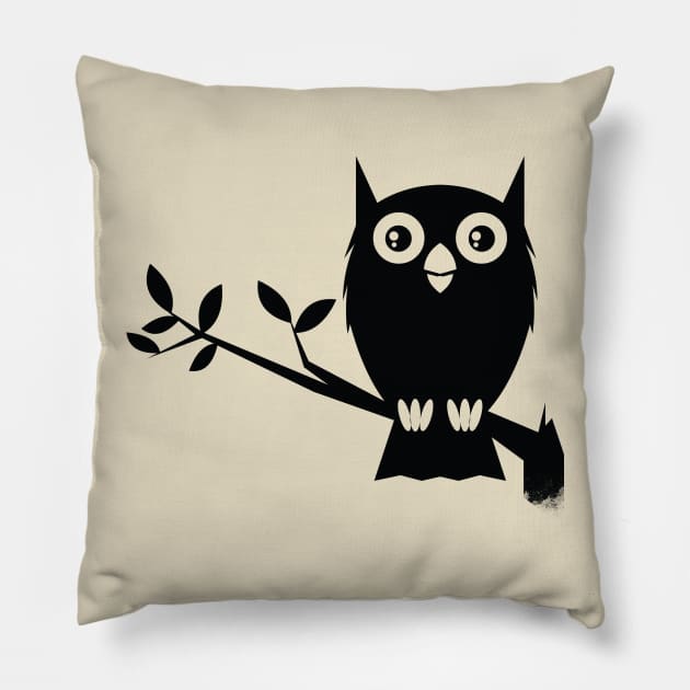 owl Pillow by machinegunpunker