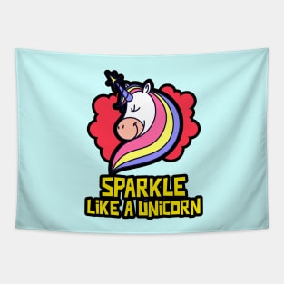 Sparkle Like A Unicorn | Cute Baby Tapestry