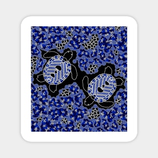 Aboriginal Art - Sea Turtle Dreaming Magnet