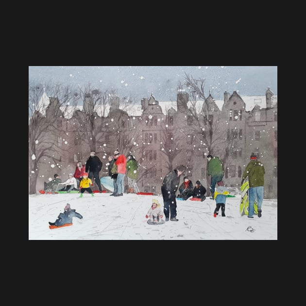 Sledging, Warrender Park by razmac