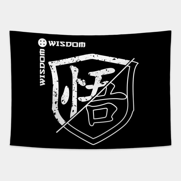 Wisdom Kanji goku DBZ Tapestry by inkonfiremx