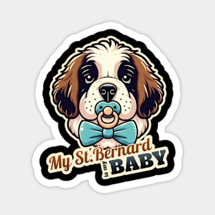 Baby St. Bernard Magnet