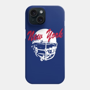 New York Old School Football (Blue) Phone Case