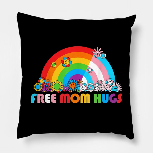 free mom hugs Pillow by vintage-corner