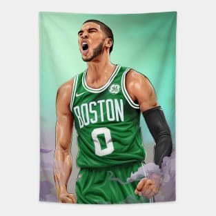 JAYSON TATUM / VECTOR ILLUSTRATION Tapestry