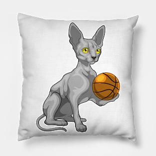 Sphinx Cat Basketball player Basketball Pillow