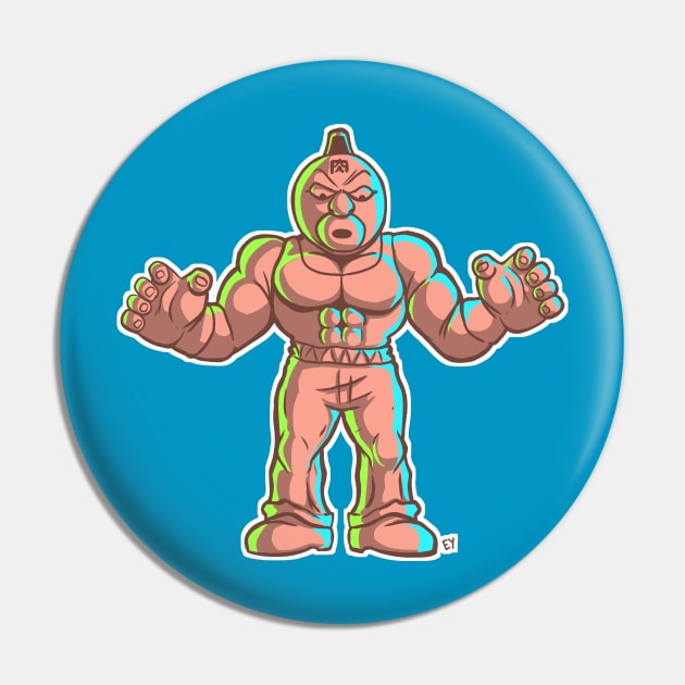 Wrestler Toy Pin by Iggycrypt