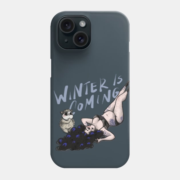 Baby It's Cold Outside Phone Case by SaraWired