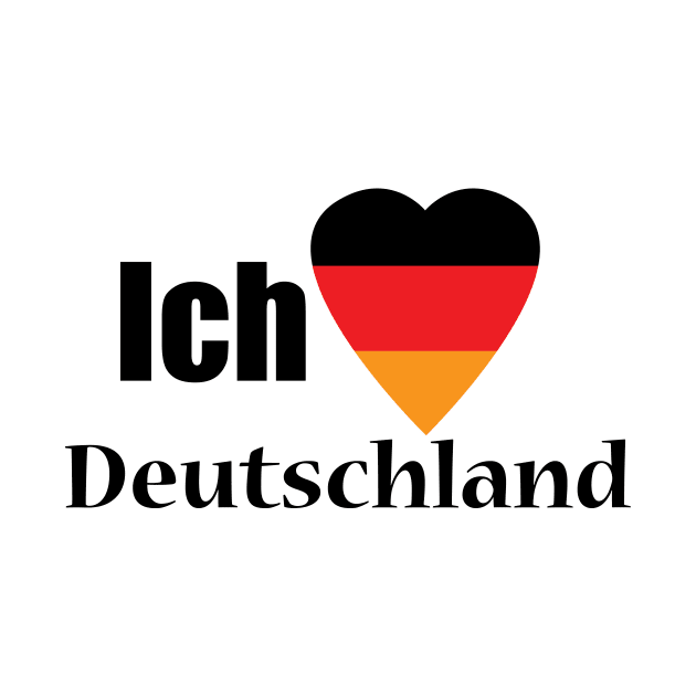 Ich liebe Deutschland/ I love Germany by PandLCreations