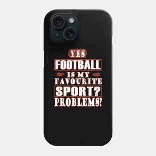 American Football Touchdown Field Goal Saying Phone Case