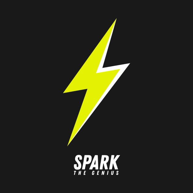 Big Spark in white by Spark The Genius