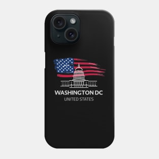 Washington DC DC Vintage Phone Case