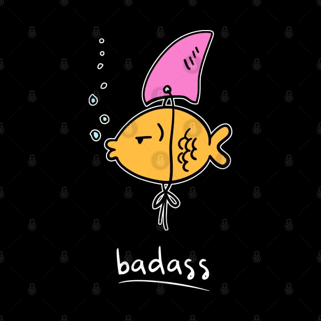 Badass Goldfish by displace_design