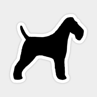 Wire Fox Terrier Silhouette Magnet